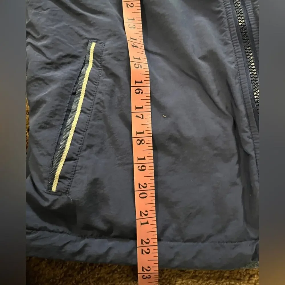Vintage REI men’s reverse fleece vest blue size xl